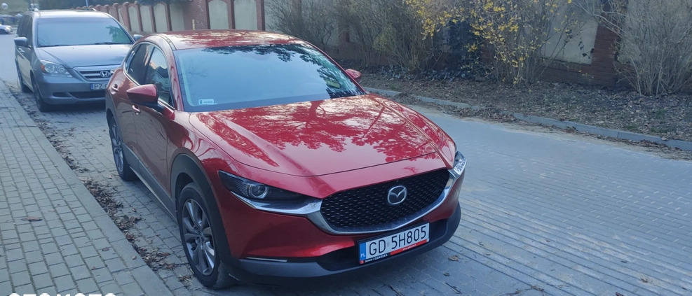 Mazda CX-30 cena 105000 przebieg: 97500, rok produkcji 2020 z Gdańsk małe 4